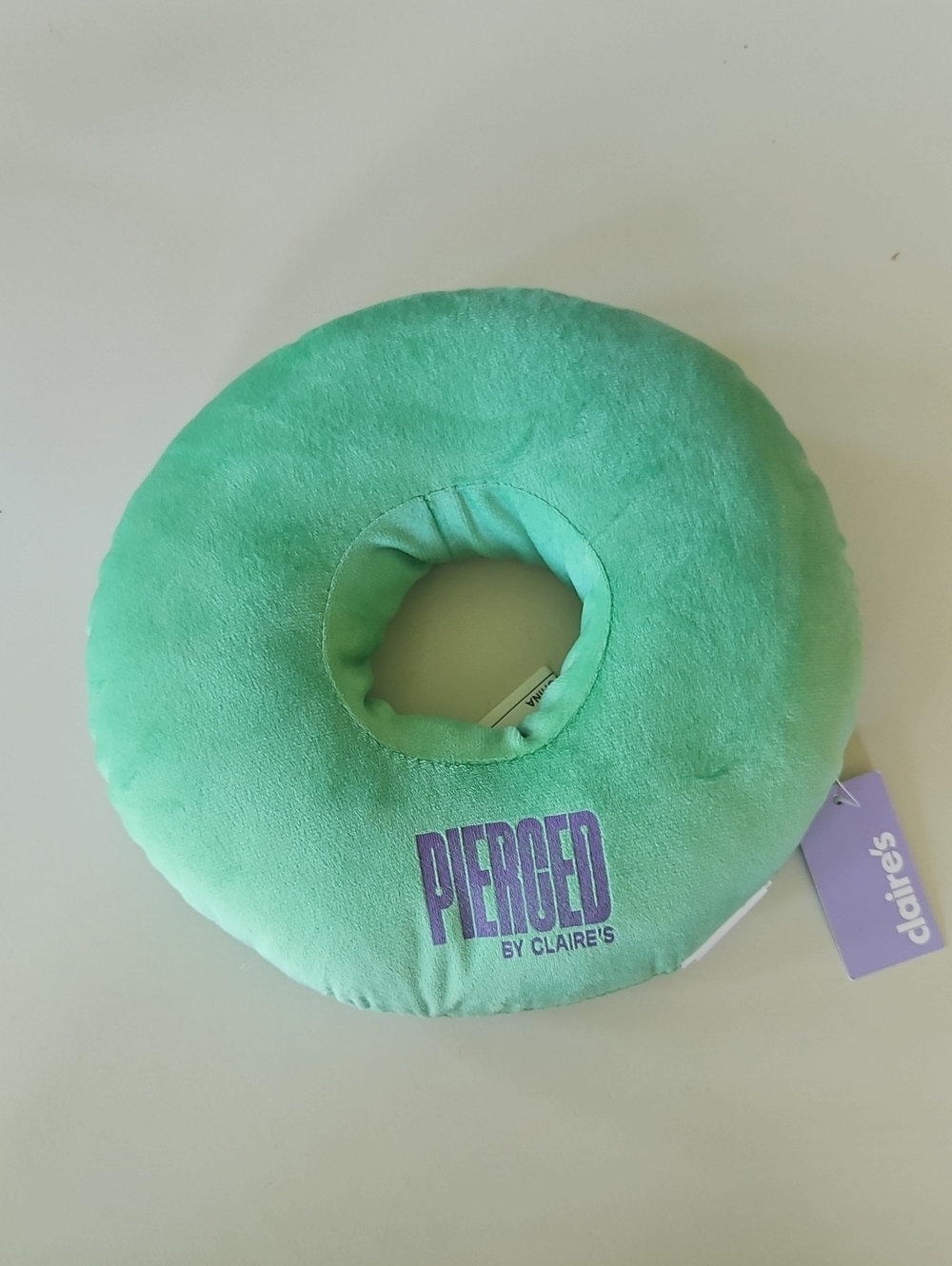 Claire's Ear Piercing Comfort Pillow with ear hole. Side Sleepers. NWT